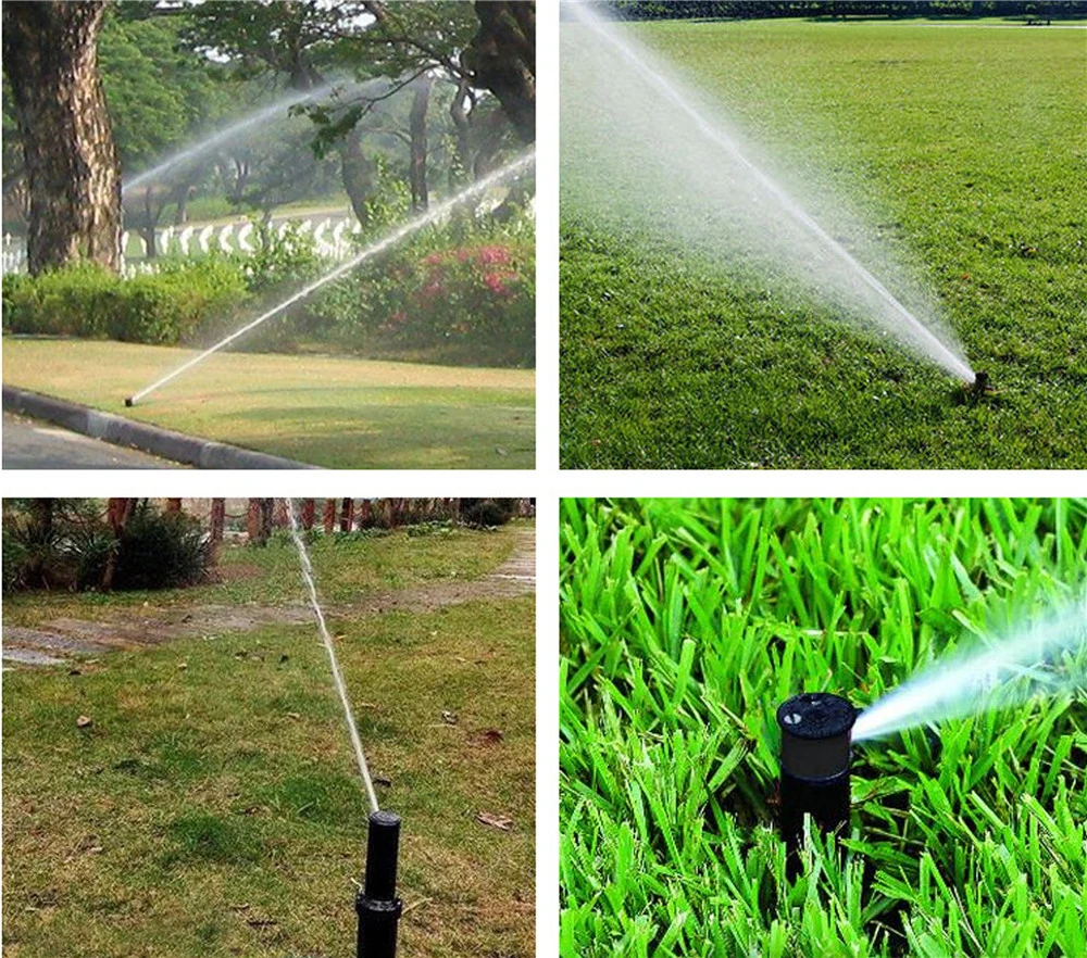 G3/4&quot; Lifting Type Buried Rotating Sprinkler 40~360 Adjustable Pop-up Sprinkler Lawn Football Field Turf Irrigation Nozzle