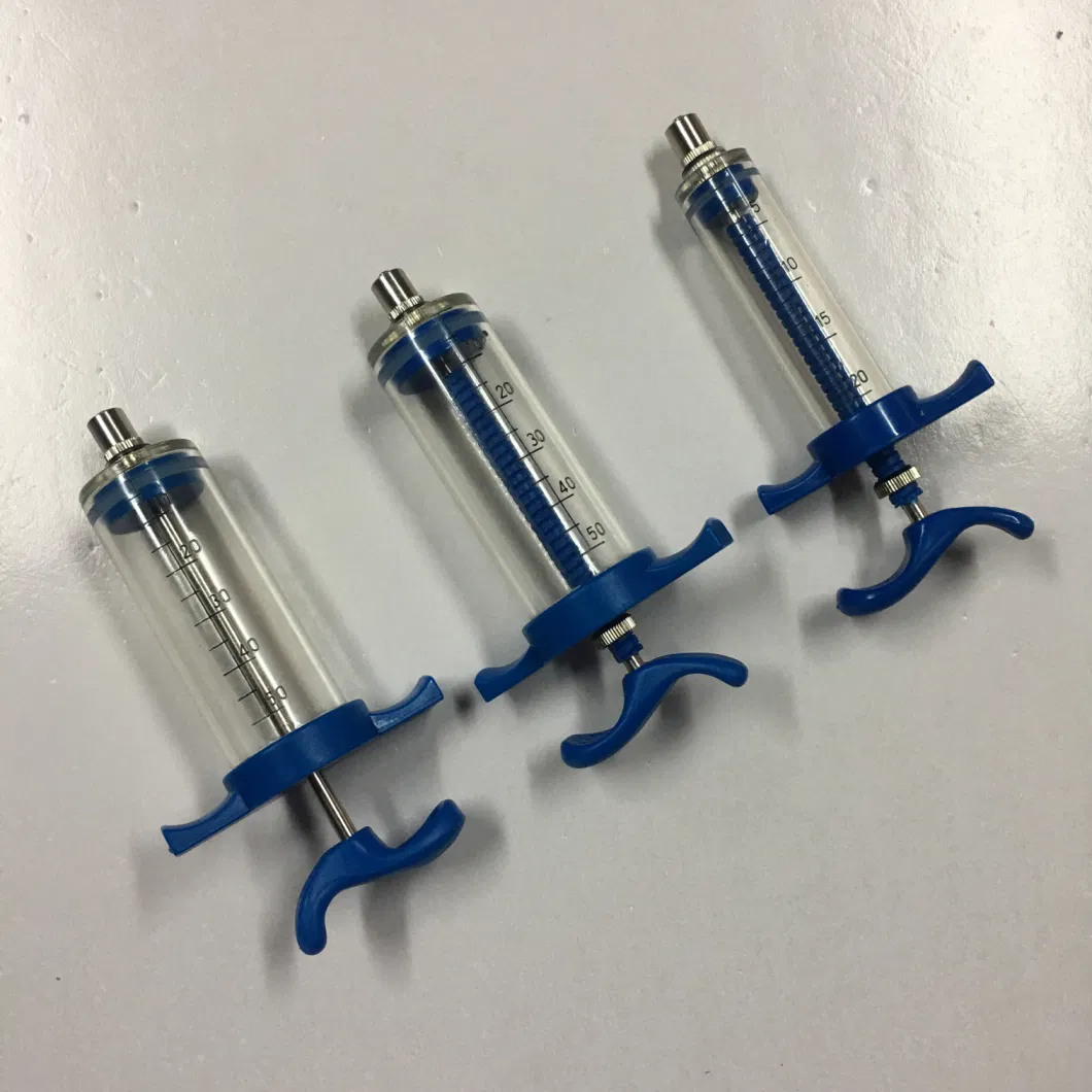 Wholesale Veterinary Tpx Plastic Steel Syringe Adjustable Injector
